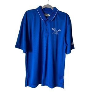 Los Angeles Lacrosse Blue Shirt Polo Size XL